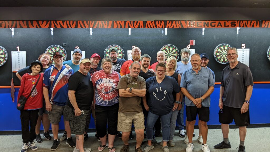 Darters of Cincinnati Home of Tuesday night steel tip darts